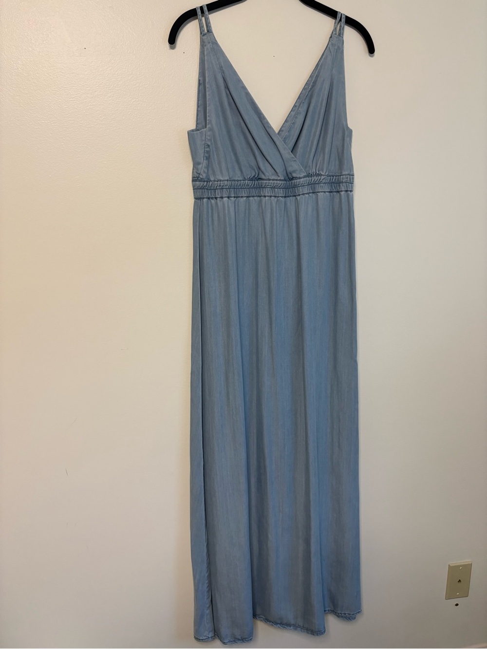 Anthropologie Holding Horses Malpais Chambray Maxi Dress size 4 Lyocell - Picture 4 of 10
